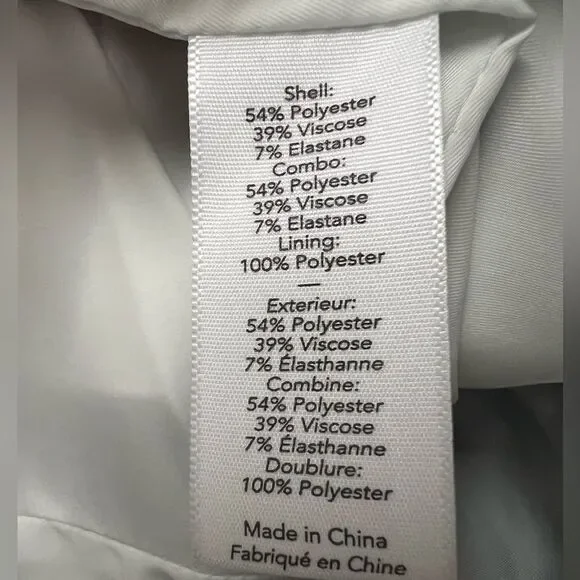 Elizabeth and James Shylen Asymmetrical Midi Dress in Black & White Sz 0 - Picture 9 of 15